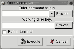 Run command utility